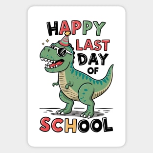 Dino "Happy last day of school" Magnet